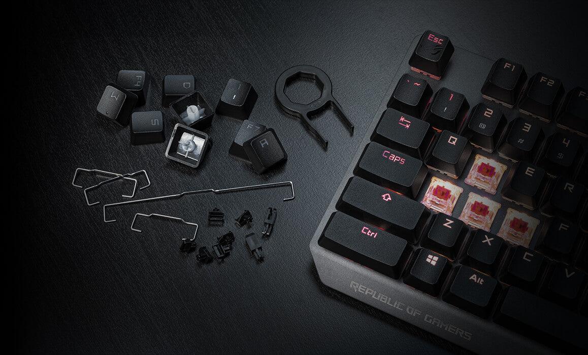 ASUS ROG PBT DOUBLESHOT KEYCAP SET (AC03) - DataBlitz