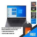 Lenovo Yoga Slim 7 Pro 14ACH5 OD 82NK0003PH Laptop (Slate Grey) | 14" OLED | Ryzen 9 5900HS | 16GB RAM | 1TB SSD | GeForce MX450 | Windows 10 Home | MS Office Home & Student 2019 | Lenovo Casual Backpack B210 - DataBlitz