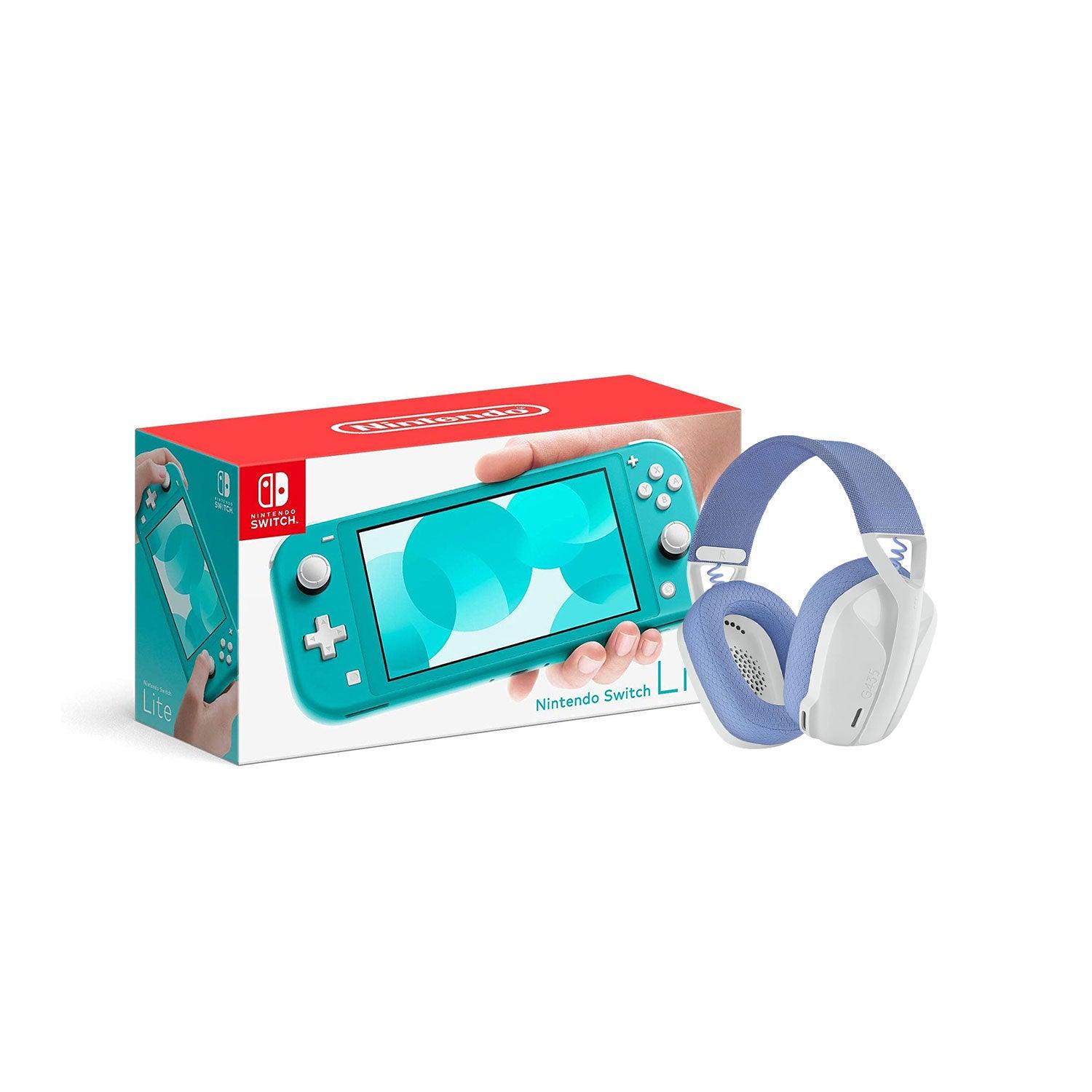 LOGITECH G435 LIGHTSPEED WIRELESS GAMING HEADSET (WHITE) + NINTENDO SWITCH CONSOLE (Lite, Refresh, OLED) - DataBlitz