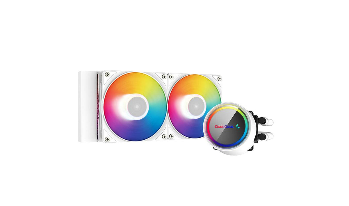 Deepcool Gammaxx L240 A-RGB 240mm Liquid Cpu Cooler (White) (DP-H12CF-GL240-ARGB-WH) - DataBlitz