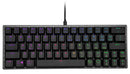 COOLER MASTER SK620 60% MECHANICAL KEYBOARD BLACK WITH LOW PROFILE SWITCHES (RED RGB LINEAR) - DataBlitz