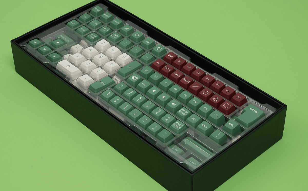 Akko Matcha Red Bean Keycaps Set OSA 217 KEYS - DataBlitz