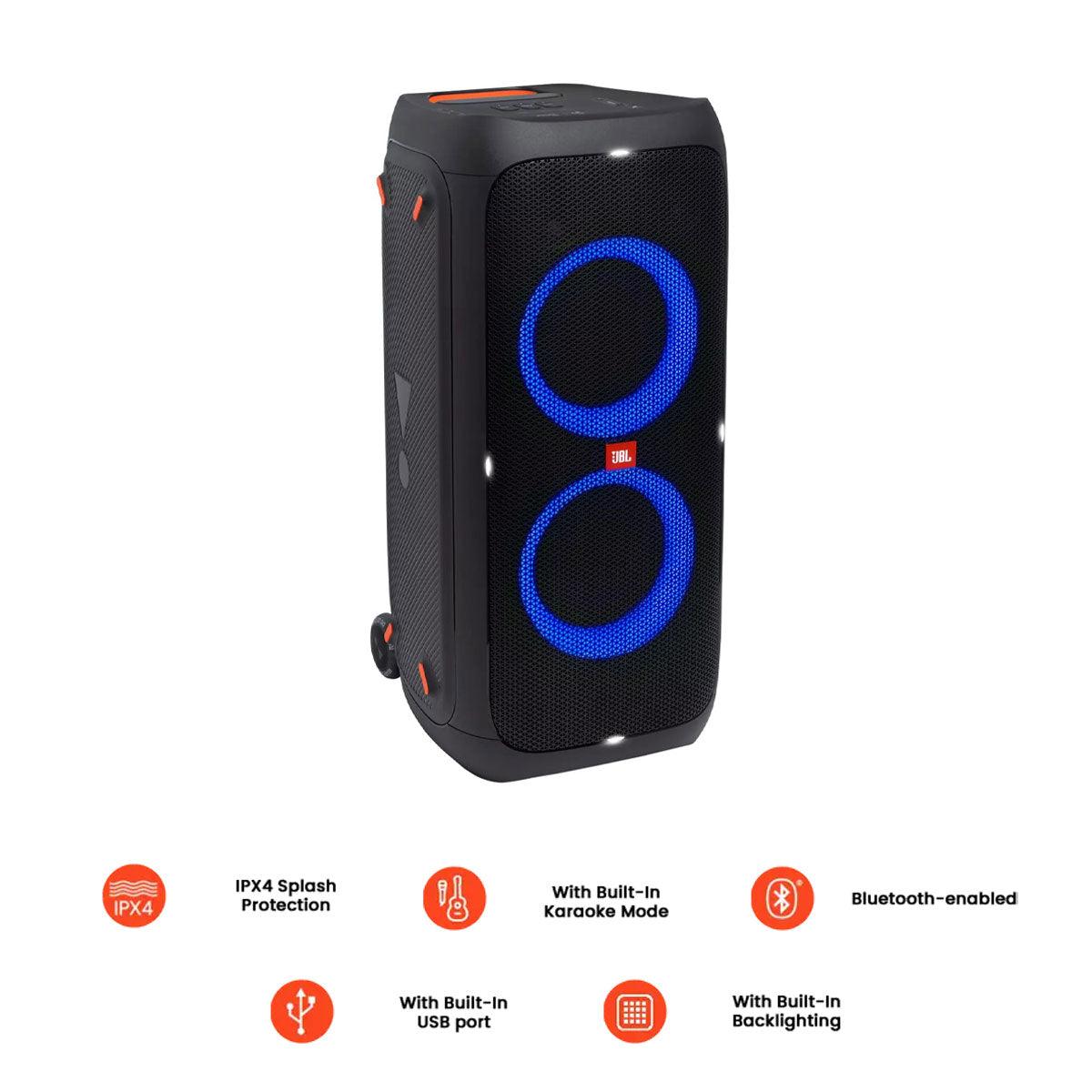 JBL Partybox 310 Portable Party Speaker (Black) - DataBlitz