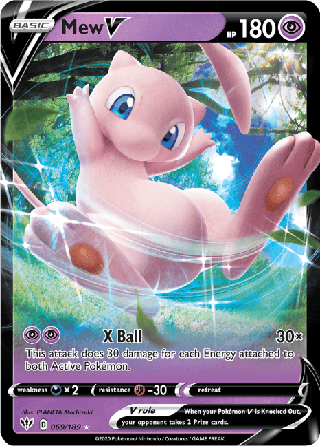 POKEMON TRADING CARD GAME SPRING V FORCES TIN (MEW V) - DataBlitz
