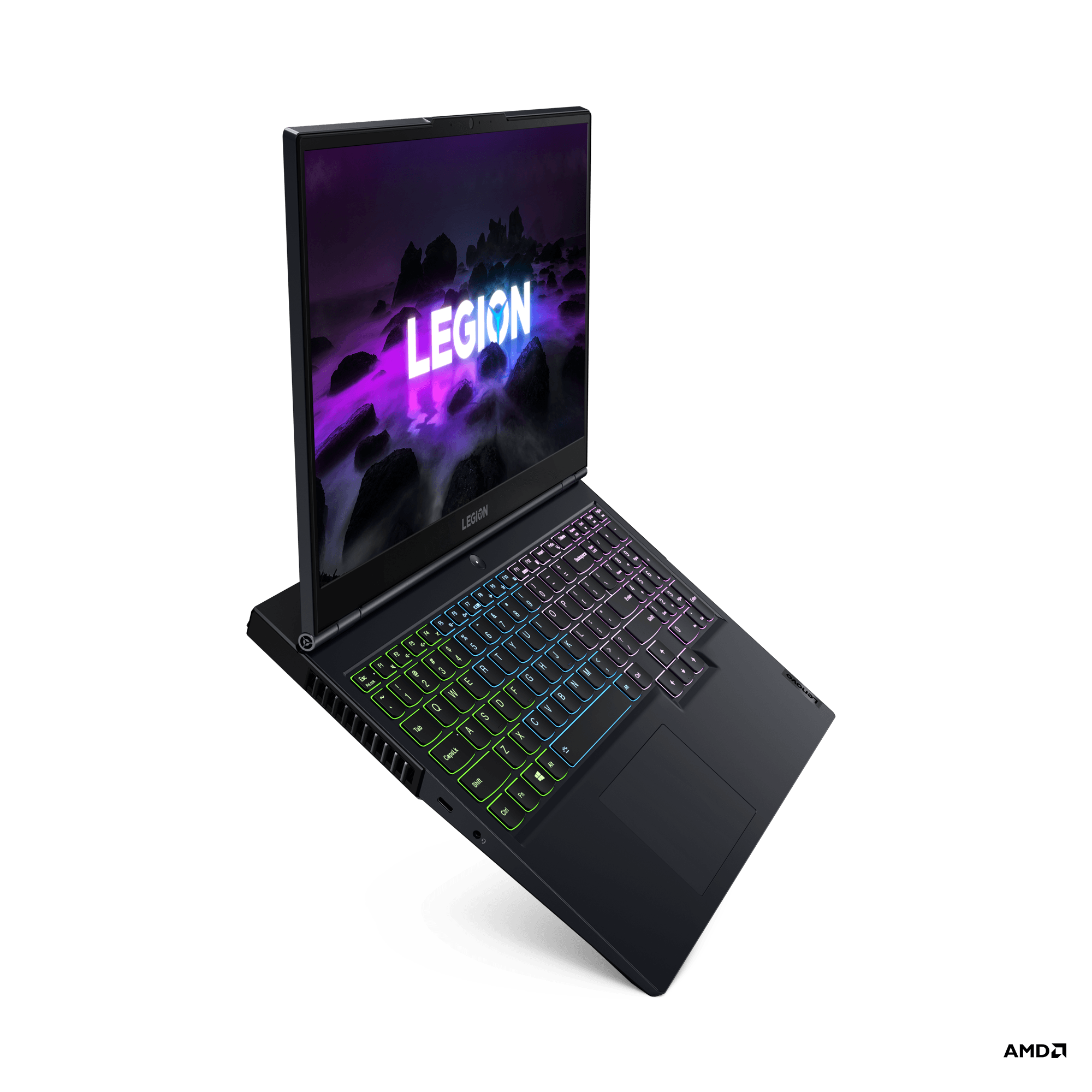 LENOVO LEGION 5 15ACH6 82JW00H6PH 165HZ GAMING LAPTOP (PHANTOM BLUE) | 15.6” FHD | RYZEN 5 5600H | 16GB DDR4 | 512GB SSD | RTX3050 | WIN11 + M300 RGB GAMING MOUSE + ACTIVE GAMING BACKPACK (GX41C86982) - DataBlitz