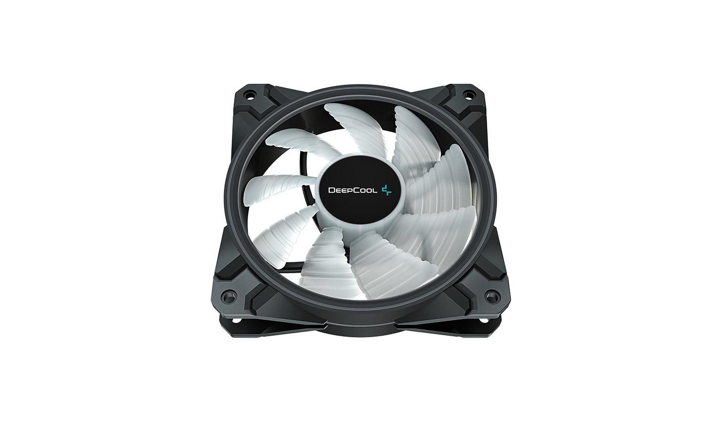 Deepcool CF120 Plus 3-in-1 Duo-Ring Addressable RGB Fan (Black) (DP-F12-AR-CF120P-3P) - DataBlitz