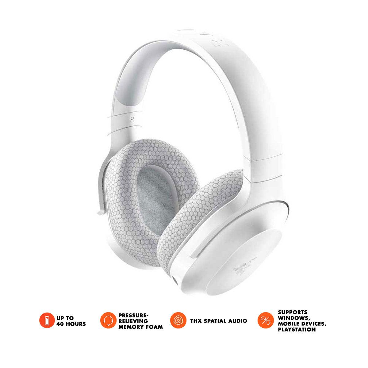 Razer Barracuda Wireless Multi-Platform Gaming & Mobile Headset (Mercury) - DataBlitz