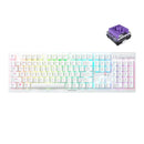 Razer Deathstalker V2 Pro Wireless Low Profile Optical Gaming Keyboard - White (Clicky Purple Switch) - DataBlitz