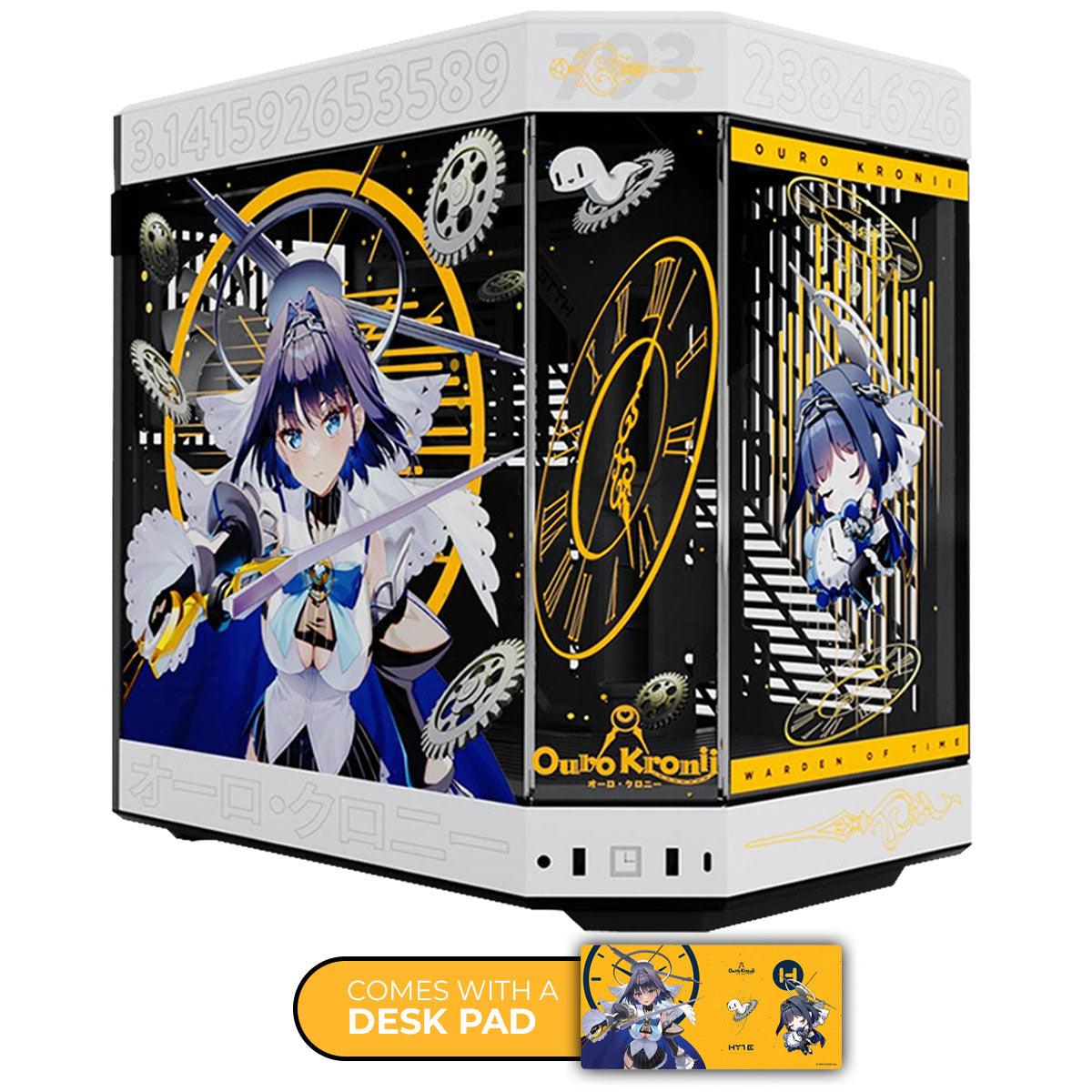 Hyte Ouro Kronii Y60 Dual Chamber Mid-Tower ATX Modern Aesthetic Case + Desk Pad Bundle - DataBlitz