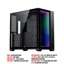 Phanteks Magniumgear Neo Qube 2 DRGB Tempered Glass Mid-Tower Case (Infinity Mirror Black) (MG-NE620QI-DBK02) - DataBlitz