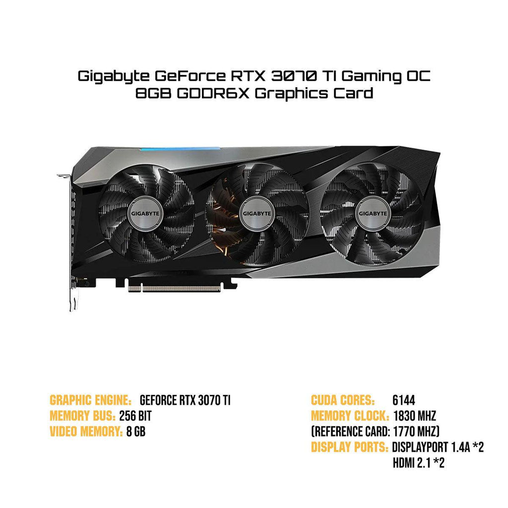 Gigabyte GeForce RTX 3070 TI Gaming OC 8GB GDDR6X Graphics Card