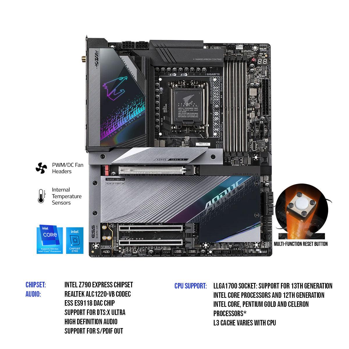 Gigabyte Z790 Aorus Master Gaming Motherboard - DataBlitz