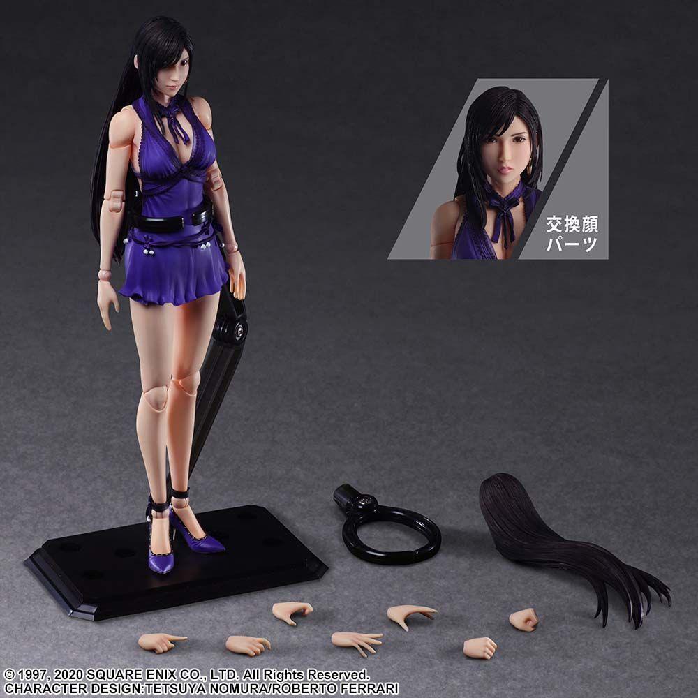 Final Fantasy VII Remake Play Arts Kai Action Tifa Lockhart Dress Ver. - DataBlitz