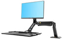 NORTH BAYOU NB40 SIT-STAND WORKSTATION 22-32 INCH (BLACK) - DataBlitz