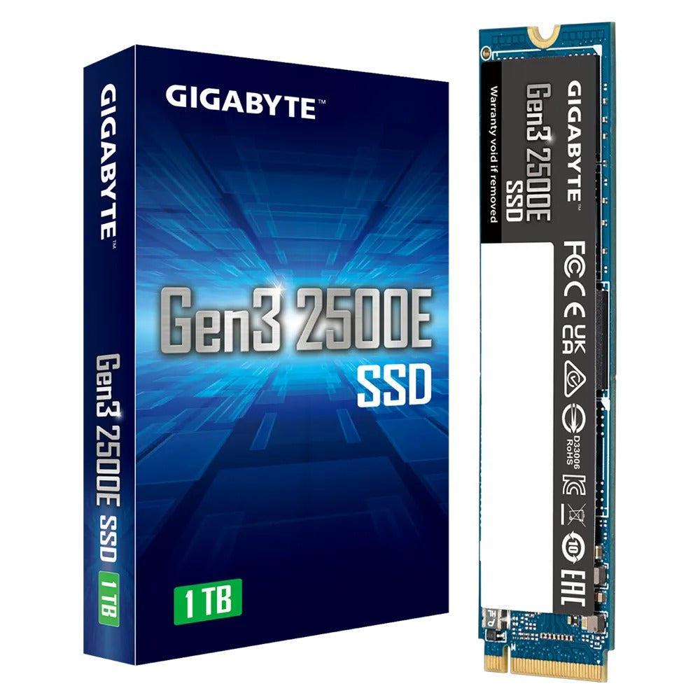 Gigabyte Gen3 2500E 1TB PCIE 3.0 X4 NVME SSD (G325E1TB)