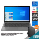 LENOVO NB IDEAPAD IP3 15ITL6 82H8004MPH LAPTOP (ARCTIC GREY) | INTEL CORE i7 | 15.6" FHD | 8GB DDR4 | 512GB SSD | IRIS XE | WIN10 + LENOVO LAPTOP CASUAL BACKPACK B210 - DataBlitz