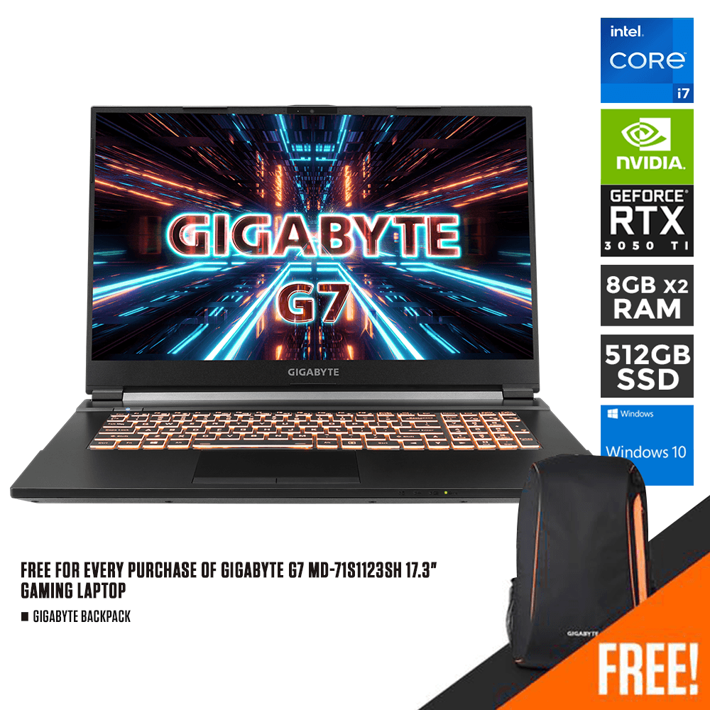 GIGABYTE G7 MD-71S1123SH GAMING LAPTOP | 17.3