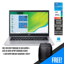 ACER ASPIRE 5 A515-56-5843 Laptop (Charcoal Black) | 15.6" FHD | i5-1135G7 | 8GB LPDDR4 | 512GB SSD | IRIS XE | WIN10 ACER Entry Run Rate Backpack E-1620-P (LZBPKM6B12) - DataBlitz