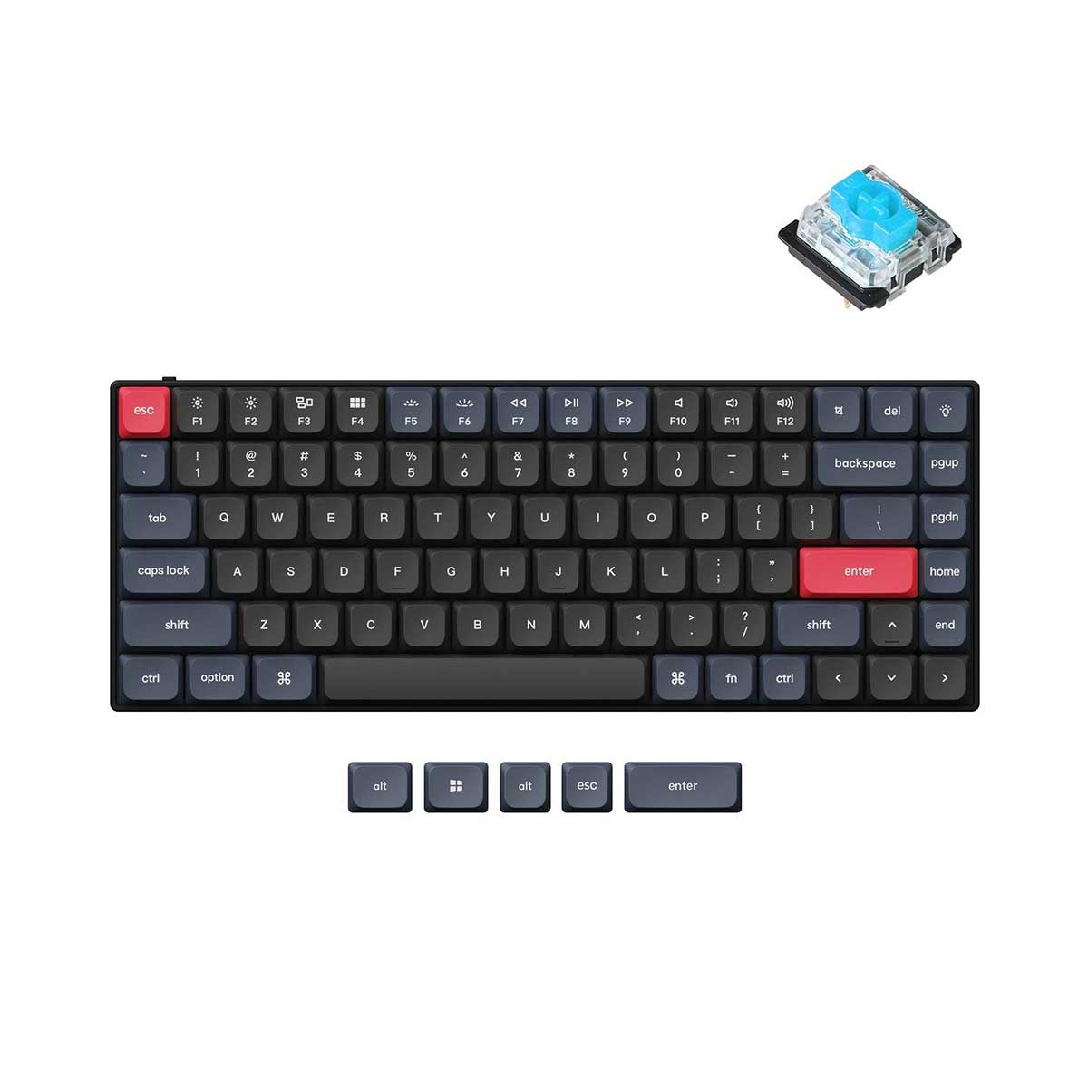 Keychron S1 QMK Custom Mechanical RGB Backlight Keyboard (Blue Switch) (S1B2)