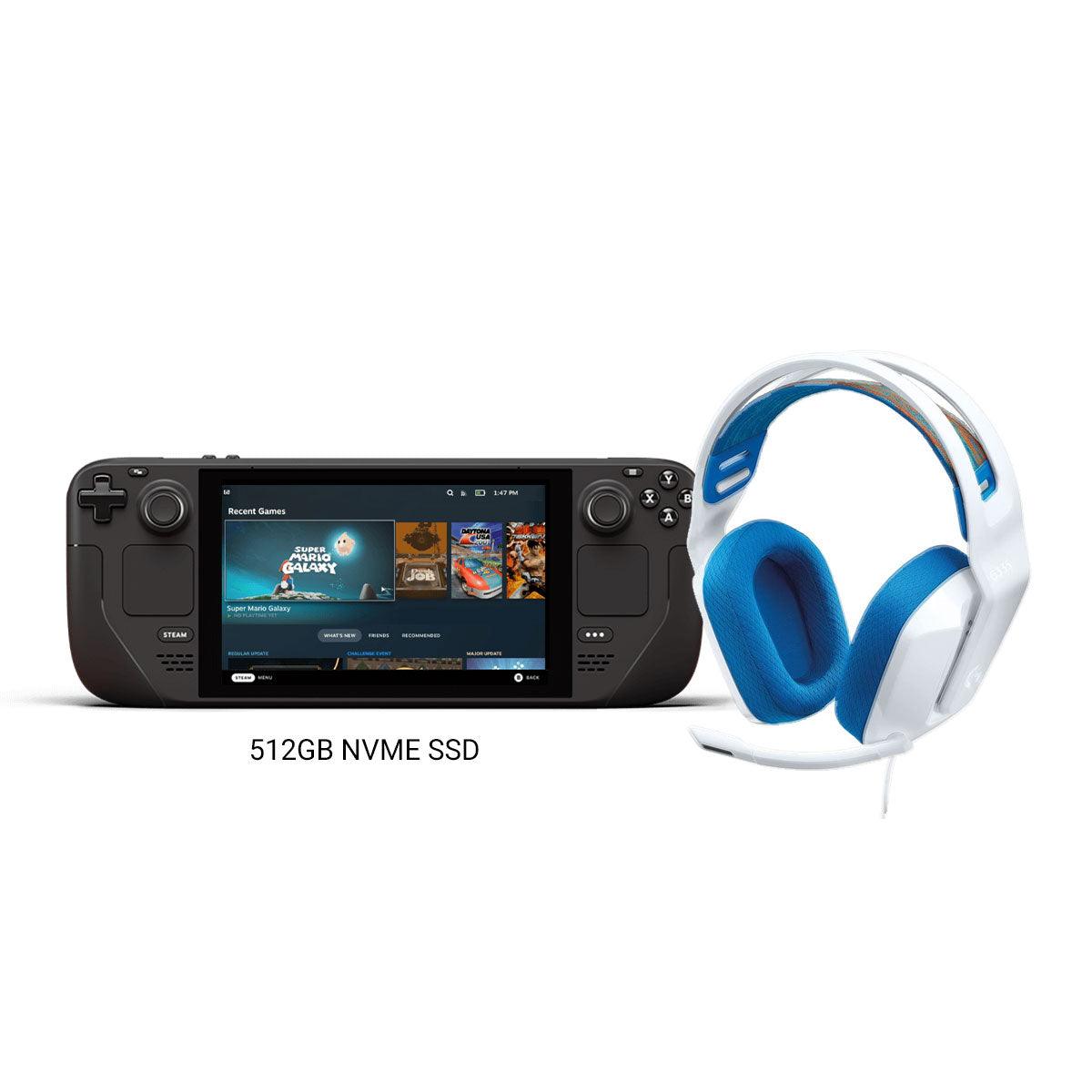 LOGITECH G335 WIRED GAMING HEADSET (WHITE) + STEAM DECK (64GB,256GB,512GB) BUNDLE - DataBlitz