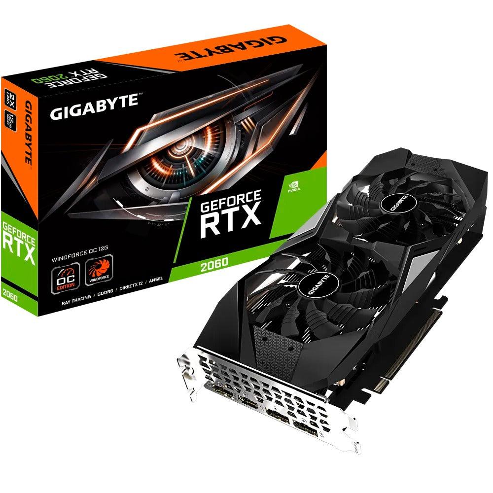 Gigabyte Geforce RTX 2060 Windforce OC 12G GDDR6 Graphics Card - DataBlitz