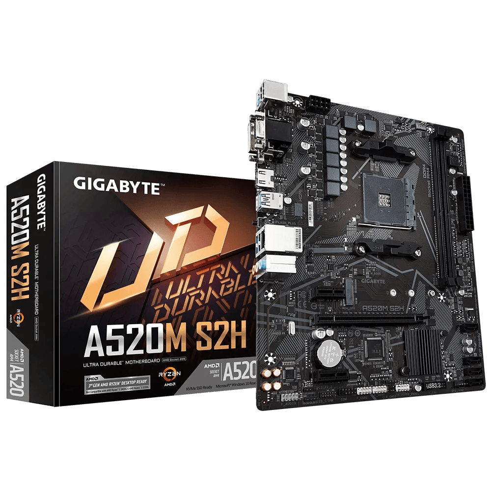 GIGABYTE A520M S2H Ultra Durable Motherboard - DataBlitz