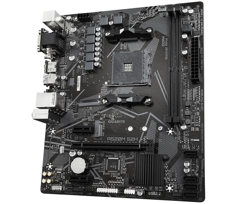 GIGABYTE A520M S2H Ultra Durable Motherboard - DataBlitz