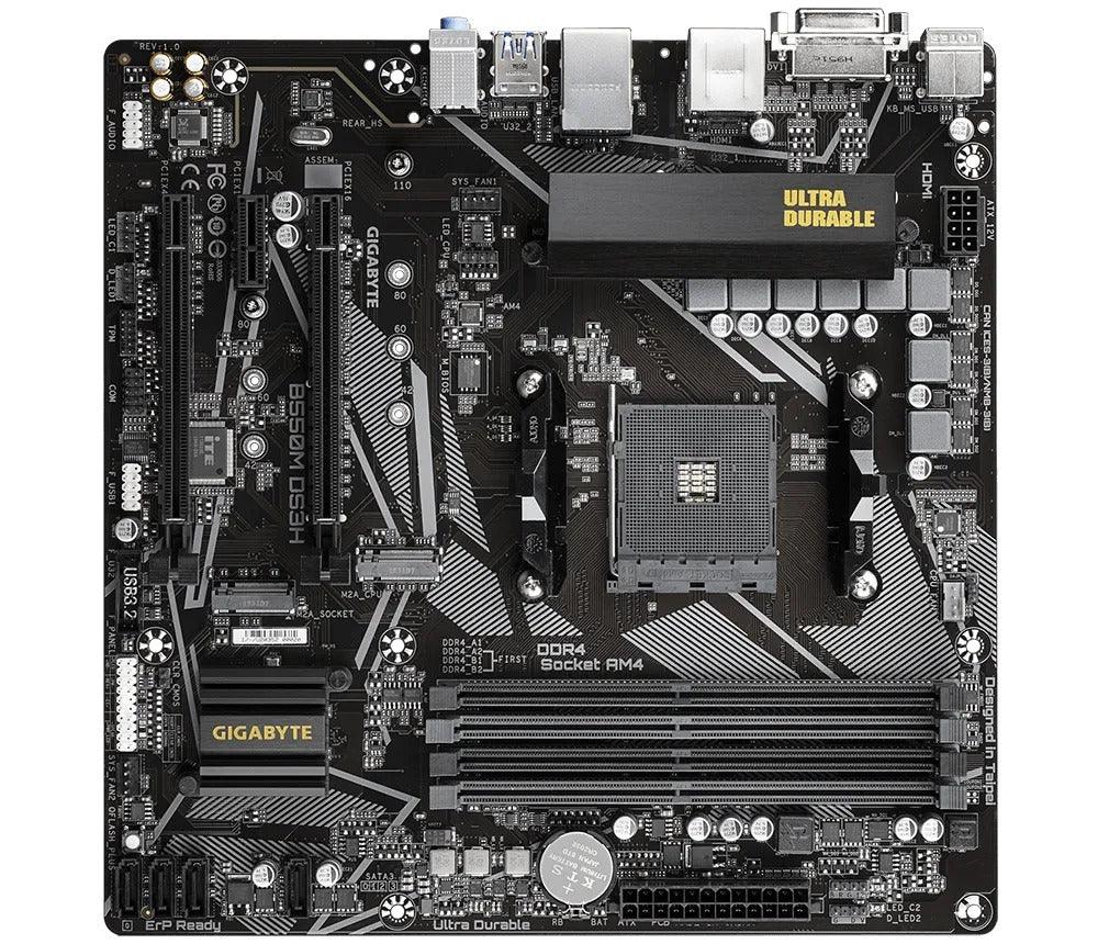 Gigabyte B550M DS3H AMD AM4 Ultra Durable Motherboard - DataBlitz