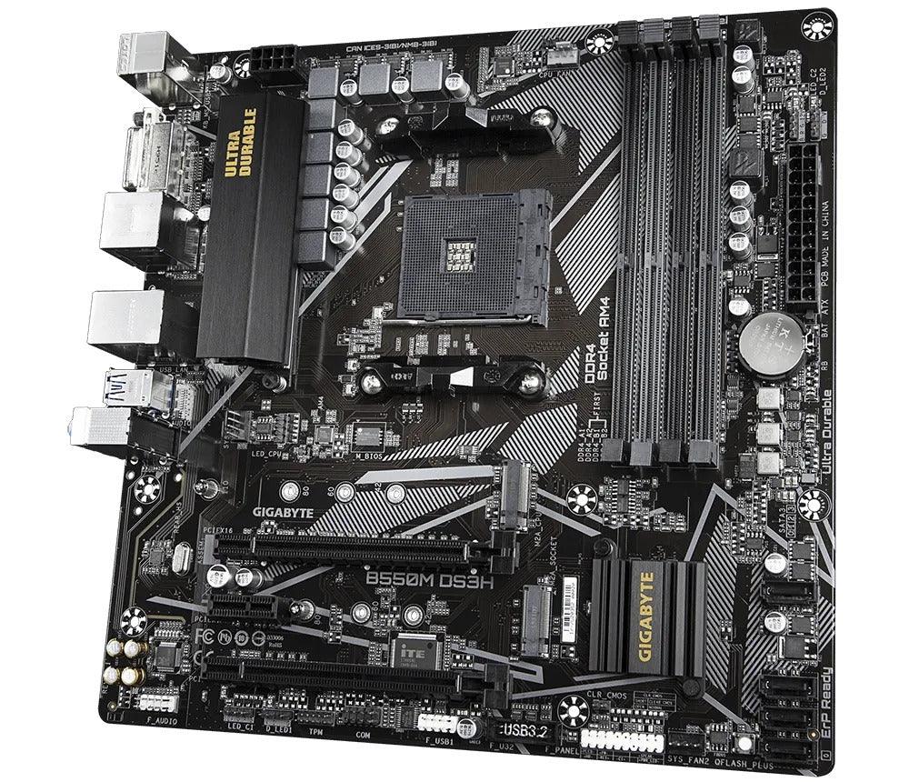 Gigabyte B550M DS3H AMD AM4 Ultra Durable Motherboard - DataBlitz