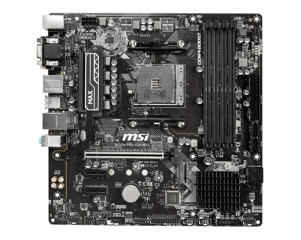 MSI B450M PRO-VDH Max AMD Gaming Motherboard - DataBlitz