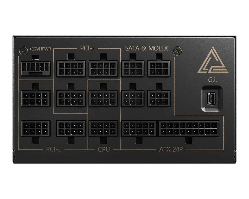 MSI MEG AI1300P PCIE5 Platinum 1300W Power Supply - DataBlitz