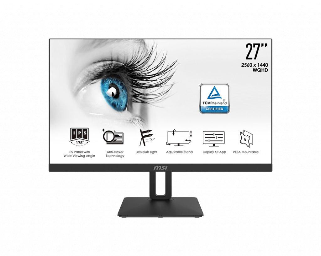 MSI PRO MP271QP 27” WQHD IPS Professional Monitor - DataBlitz
