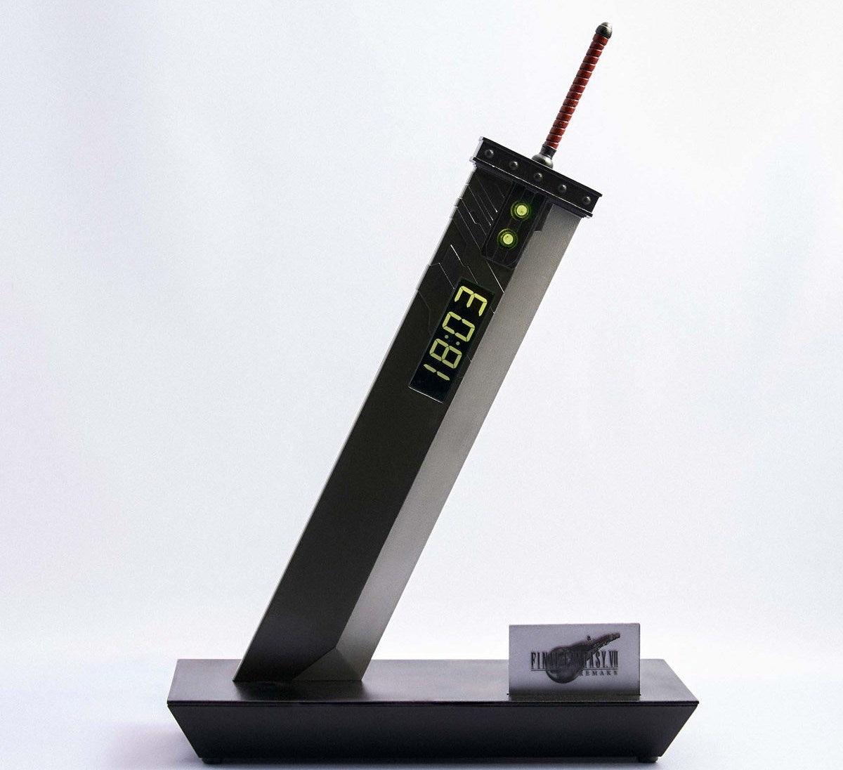 Final Fantasy VII Remake Digital Clock - Buster Sword - DataBlitz