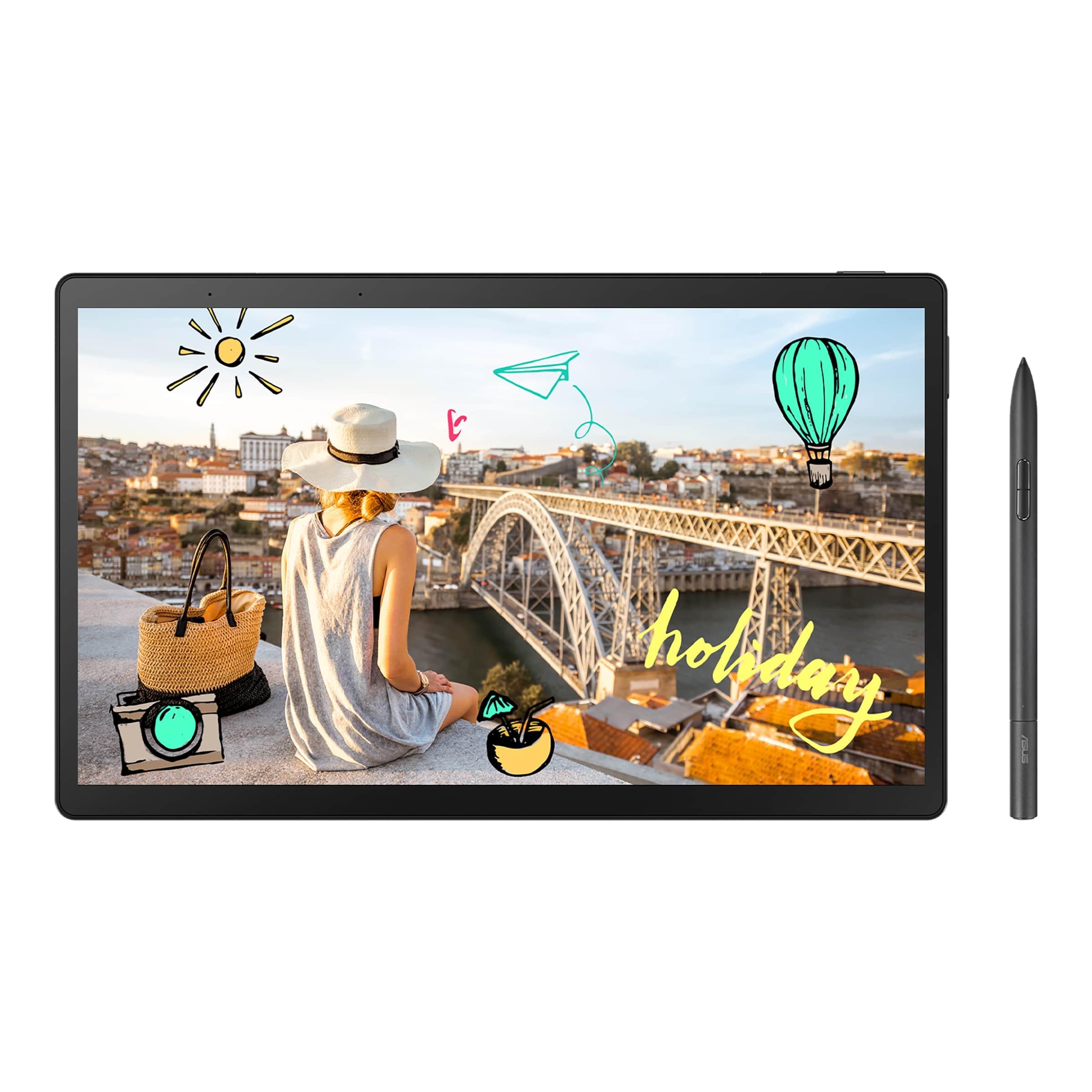ASUS VIVOBOOK 13 SLATE OLED T3300KA-LQ035WS | 13.3” FHD | PENTIUM® Silver N6000 | 4GB DDR4 | 128GB eMMC | INTEL UHD | WIN11 | MS OFFICE HOME & STUDENT 2021 | SLEEVE | STAND + STYLUS + STYLUS HOLDER - DataBlitz