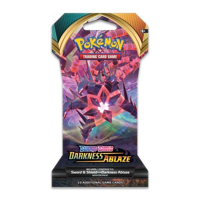 POKEMON TRADING CARD GAME SS3 SWORD & SHIELD DARKNESS ABLAZE BOOSTERS (ONE RANDOM BOOSTER PACK OR SLEEVED) - DataBlitz