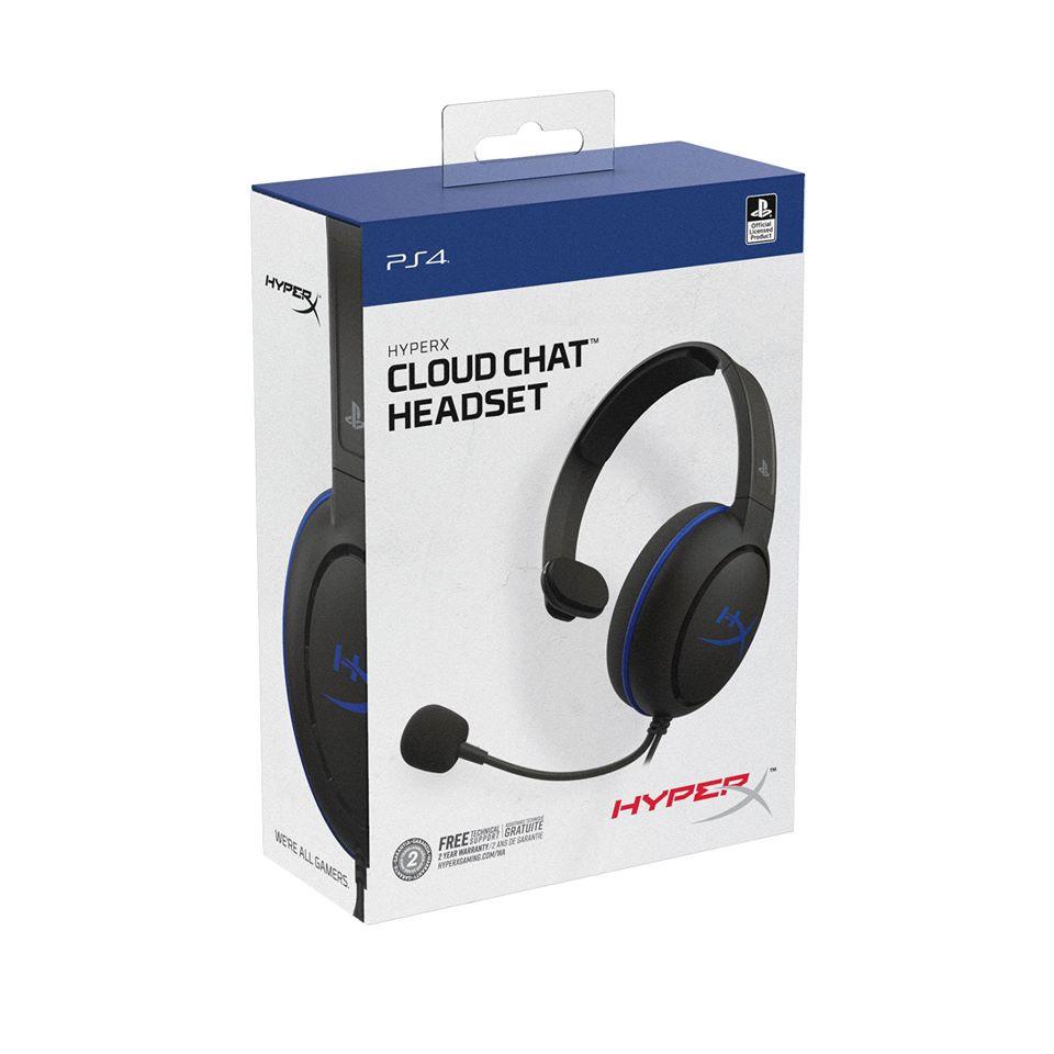 HyperX Cloud Chat Headset (Blue) - DataBlitz