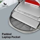 Promate Birger 15.6" Comfortstyle Laptop Backpack With Large Compartments (Grey)