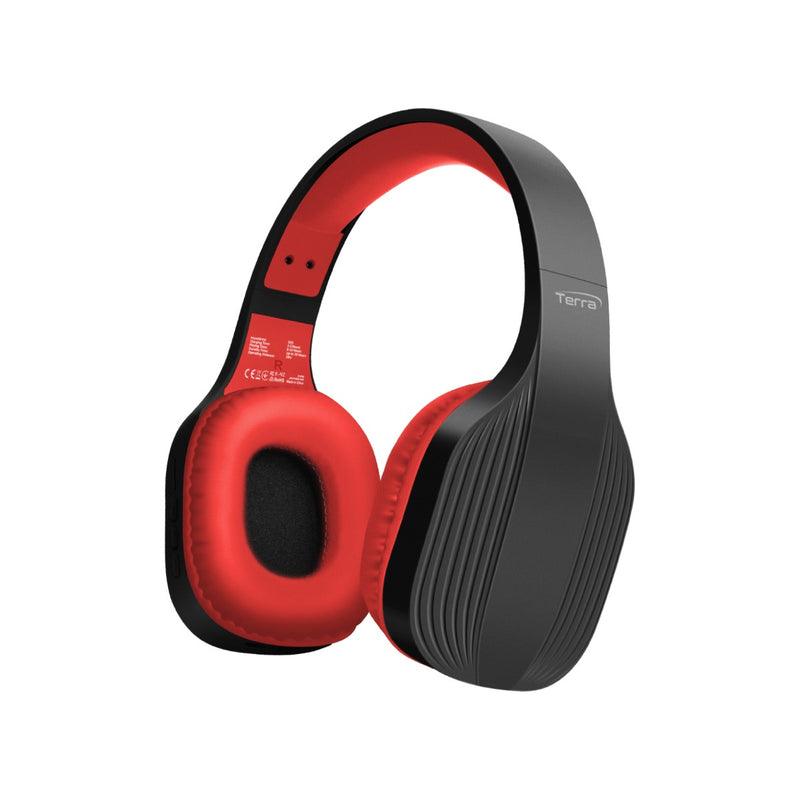 Promate Terra High Sonic Performance Wireless Headphones (Maroon) - DataBlitz