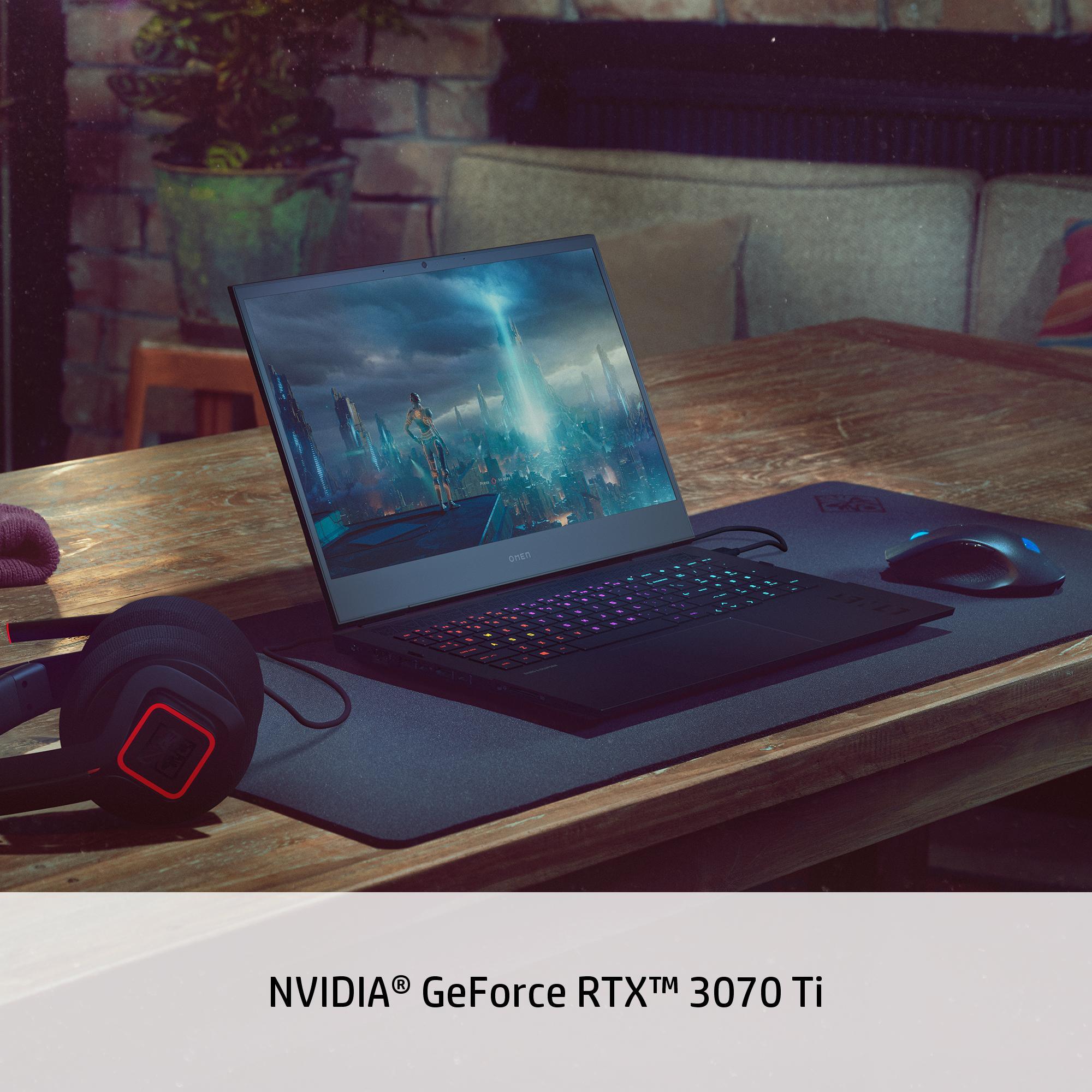 HP OMEN 16-K0098TX 165HZ Gaming Laptop (Shadow Black) | 16.1" QHD IPS | i7-12700H | 16GB DDR5 | 1TB SSD | RTX 3070Ti | Windows 11 Home + MS Office Home & Student 2021 + HP Travel 18L 15.6" Backpack (Iron Grey) - DataBlitz