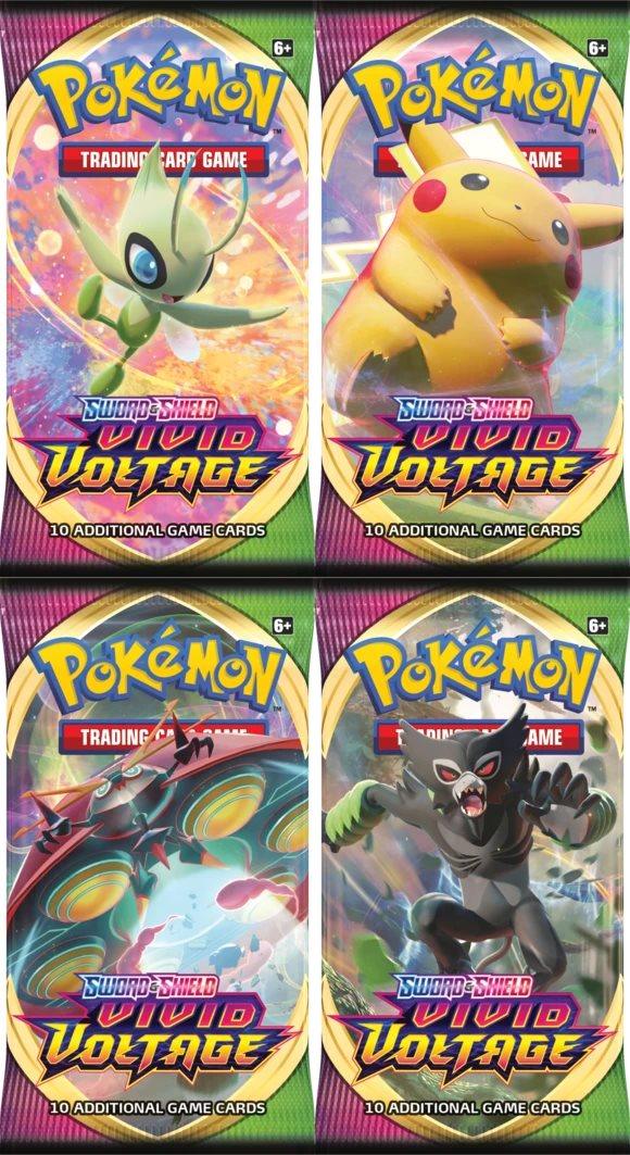 POKEMON TRADING CARD GAME SS4 SWORD & SHIELD VIVID VOLTAGE BOOSTER (ONE RANDOM BOOSTER PACK ) - DataBlitz