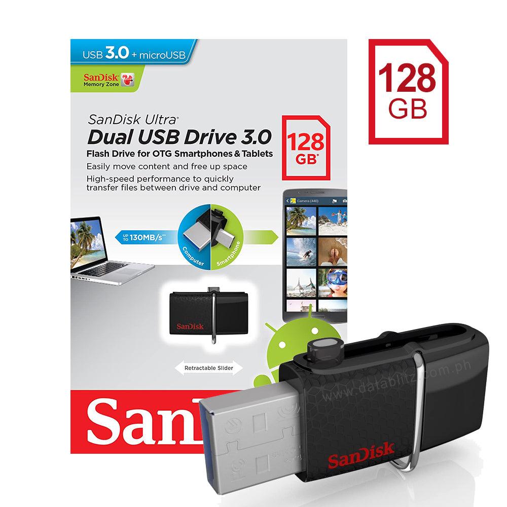 SANDISK ULTRA DUAL USB DRIVE 3.0 OTG 128GB - DataBlitz