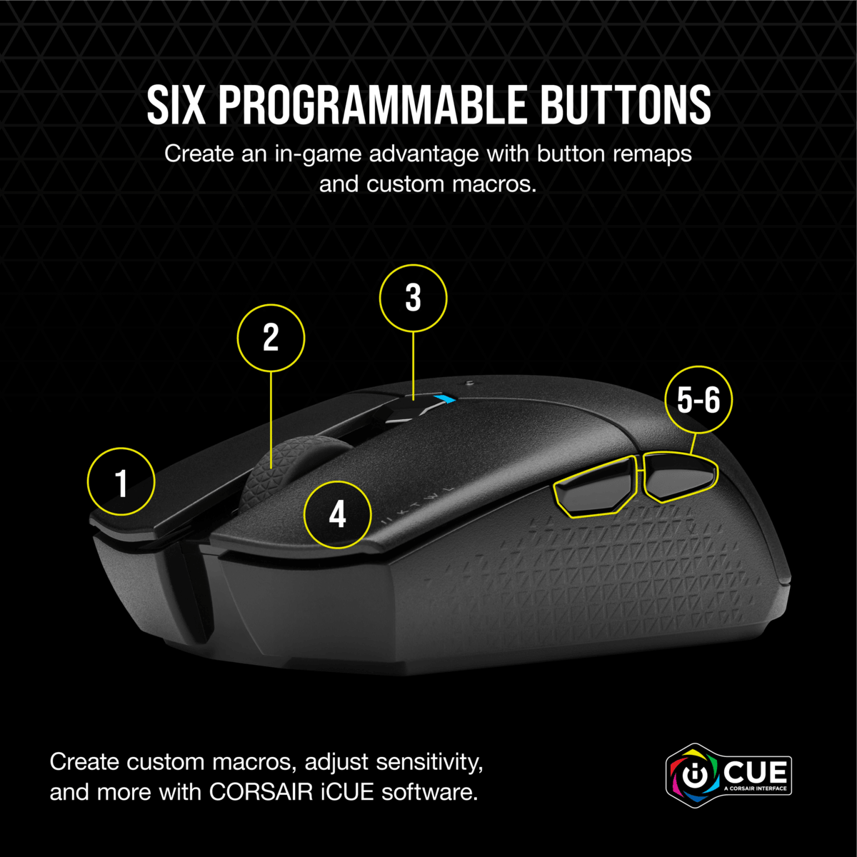 CORSAIR KATAR PRO SLIPSTREAM WIRELESS GAMING MOUSE - DataBlitz