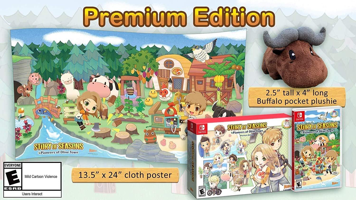 NINTENDO SWITCH STORY OF SEASONS: PIONEERS OF OLIVE TOWN PREMIUM ED.