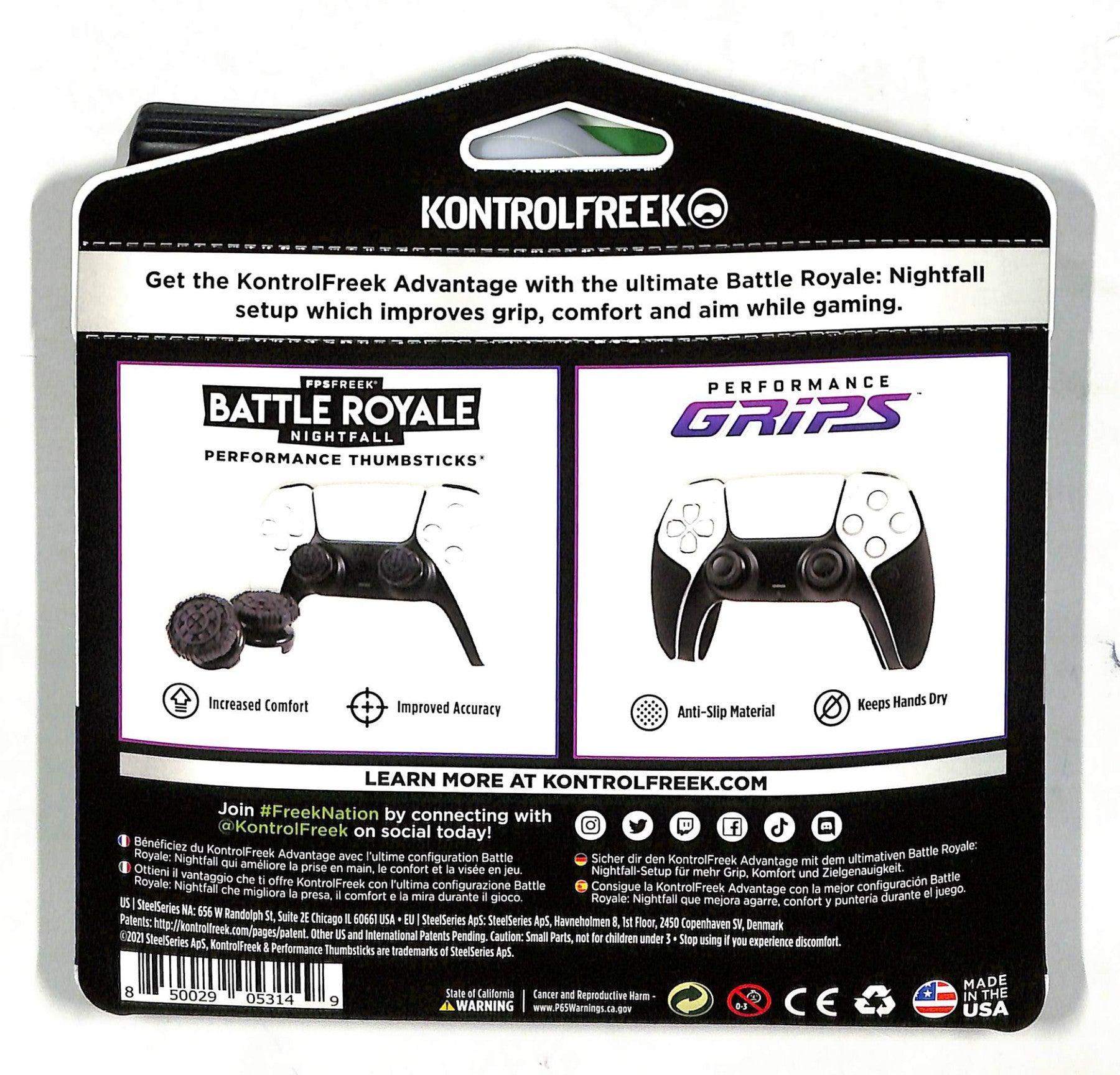Kontrolfreek Performance Kit for PS5 Performance Thumbsticks + Grips (Night Fall) - DataBlitz