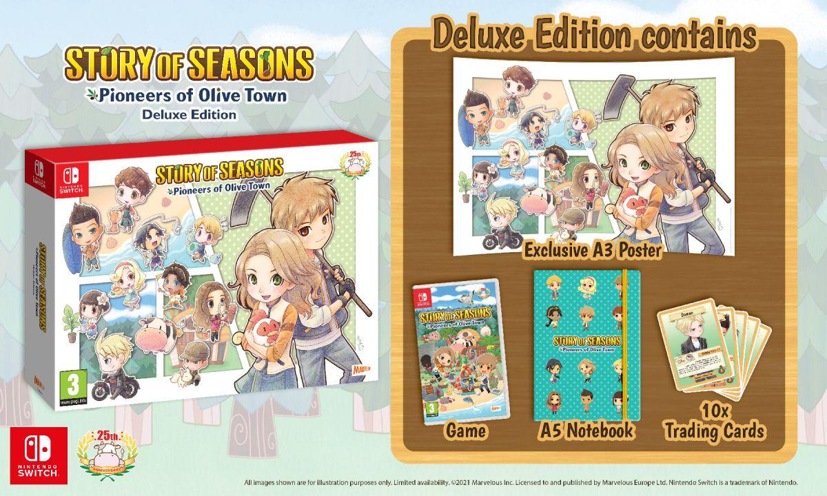 NINTENDO SWITCH STORY OF SEASONS: PIONEERS OF OLIVE TOWN DELUXE ED.
