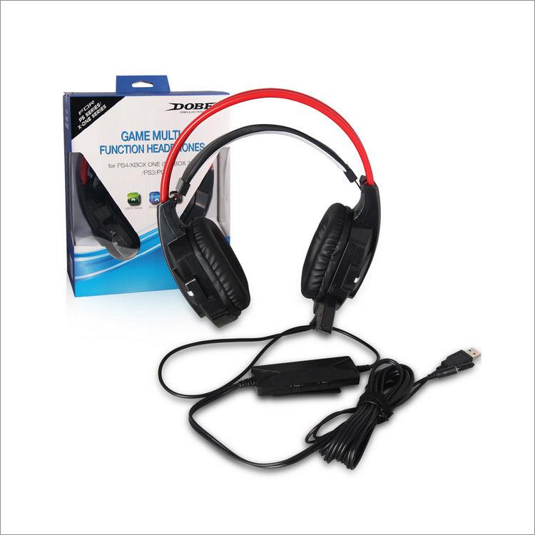 DOBE GAME MULTI-FUNCTION HEADPHONES FOR PS4/XB1/360/PS3/PC (TY-836) - DataBlitz
