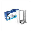 DOBE PS4 MULTIFUNCTIONAL STORAGE STAND KIT DUAL CHARGING DOCK (TP4-025W) (G.WHITE) - DataBlitz