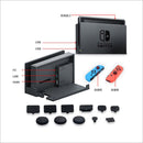 DOBE NSW SILICON CASE & RUBBER PLUG BLUE/RED (L/R)(TNS-1708) - DataBlitz