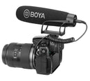 BOYA BY-BM2021 SUPER-CARDIOID SHOTGUN MICROPHONE FOR SMARTPHONE&CAMERA VIDEO/AUDIO RECORDING - DataBlitz