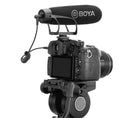 BOYA BY-BM2021 SUPER-CARDIOID SHOTGUN MICROPHONE FOR SMARTPHONE&CAMERA VIDEO/AUDIO RECORDING - DataBlitz